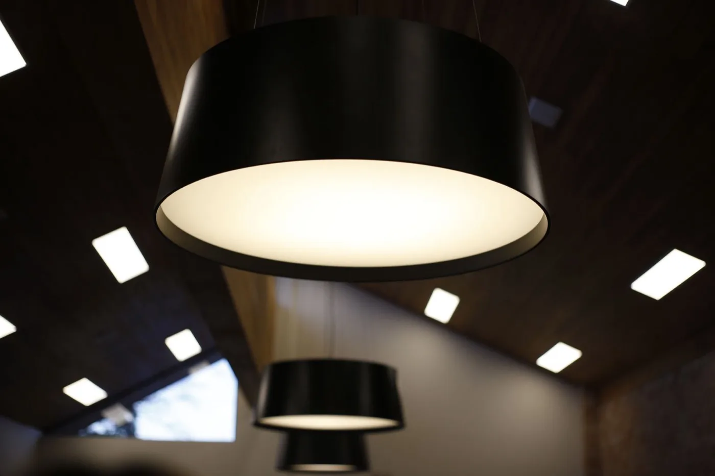 Modern recessed pendant lighting fixtures